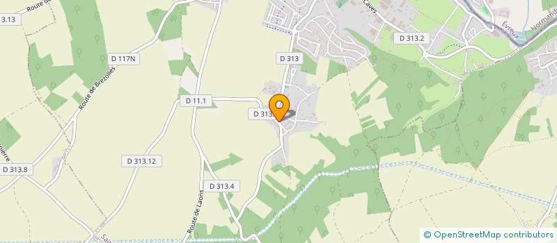 localisation de l'entreprise LES PETITS LOUPS DE LA GARENNE à SAINT-LUBIN-DES-JONCHERETS