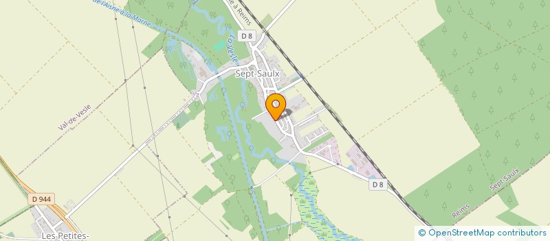 localisation de l'entreprise LES PETITS LOUPS DE LA VESLE  LIVRY-LOUVERCY