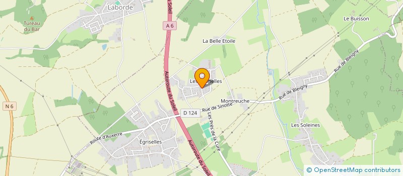 localisation de l'entreprise LES PETITS LOUPS DE VENOY à VENOY