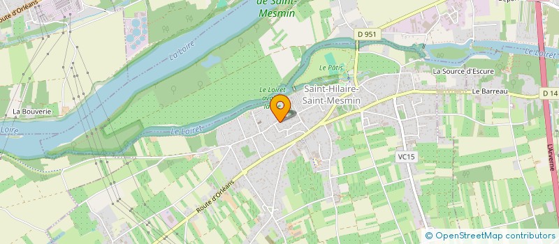 localisation de l'entreprise LES PETITS LULUS  SAINT-HILAIRE-SAINT-MESMIN