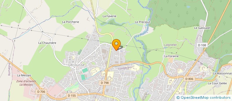 localisation de l'entreprise LES PETITS LUPINS  LECOUSSE