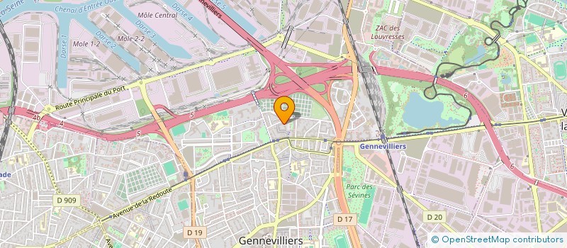 localisation de l'entreprise LES PETITS LUTHINS à GENNEVILLIERS