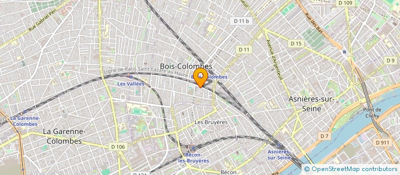 localisation de l'entreprise LES PETITS LUTINS à BOIS-COLOMBES