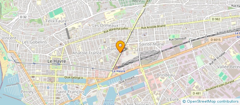 localisation de l'entreprise LES PETITS LUTINS à LE HAVRE