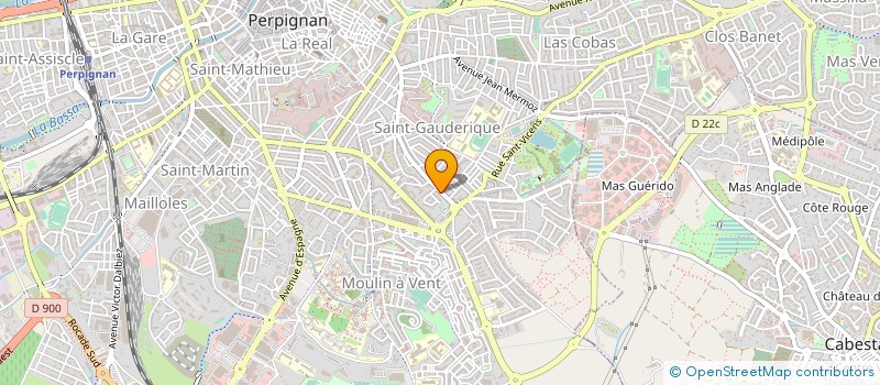 localisation de l'entreprise LES PETITS LUTINS à PERPIGNAN