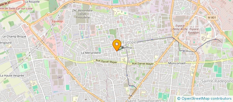 localisation de l'entreprise LES PETITS LUTINS DU QUARTIER  TOURS