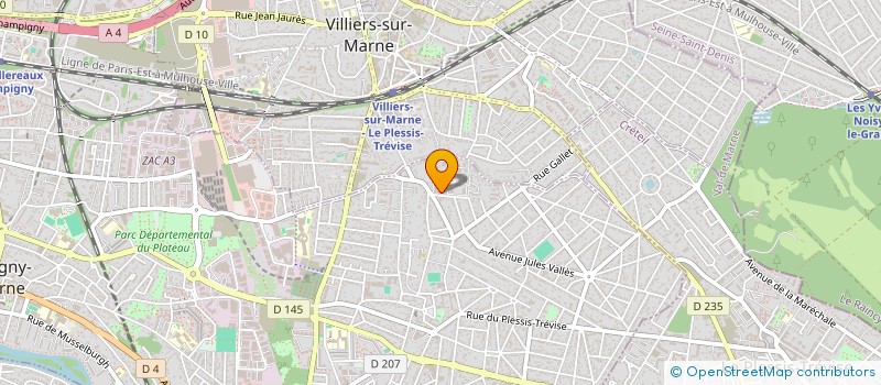 localisation de l'entreprise LES PETITS MAITRES à CHAMPIGNY-SUR-MARNE