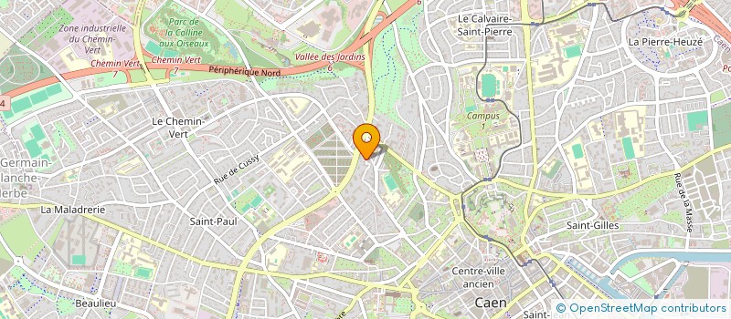 localisation de l'entreprise LES PETITS MANCHOTS à CAEN