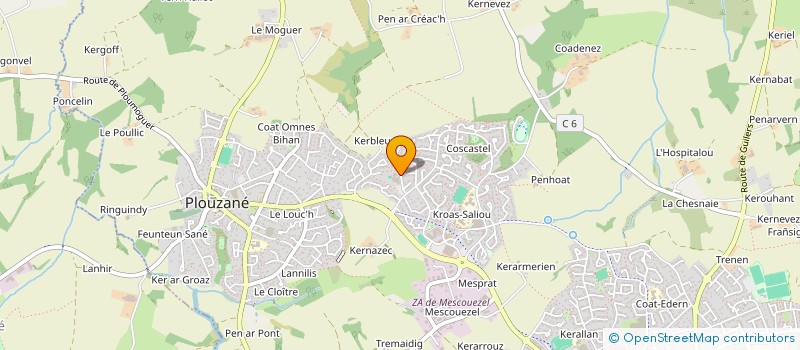 localisation de l'entreprise LES PETITS MARINS D'AR BUGEL  PLOUZANE