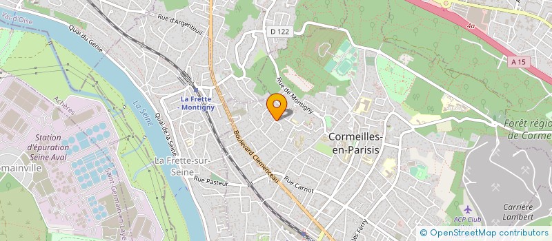 localisation de l'entreprise LES PETITS MATELINE à CORMEILLES-EN-PARISIS