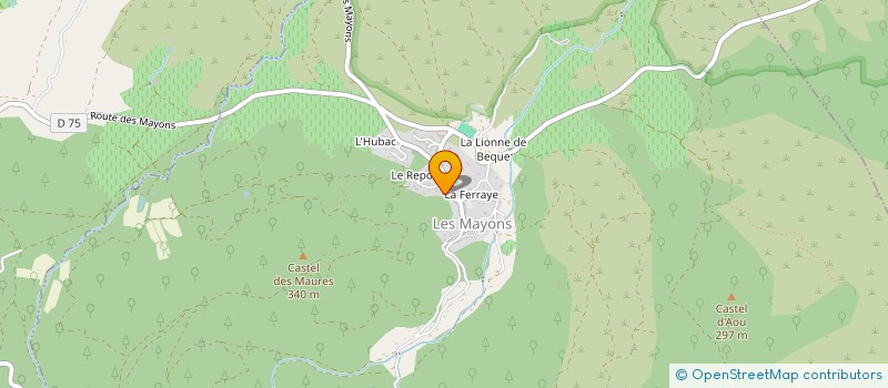 localisation de l'entreprise LES PETITS MAYONNAIS à LES MAYONS