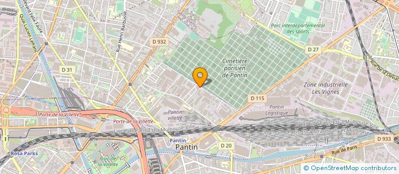 localisation de l'entreprise LES PETITS METIER à PANTIN