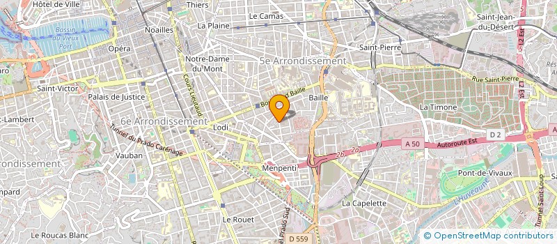 localisation de l'entreprise LES PETITS METRES à MARSEILLE