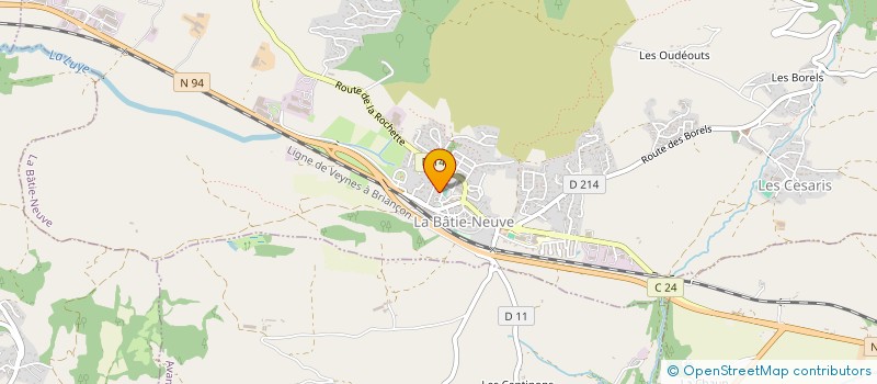 localisation de l'entreprise LES PETITS METTLING  LA BATIE NEUVE