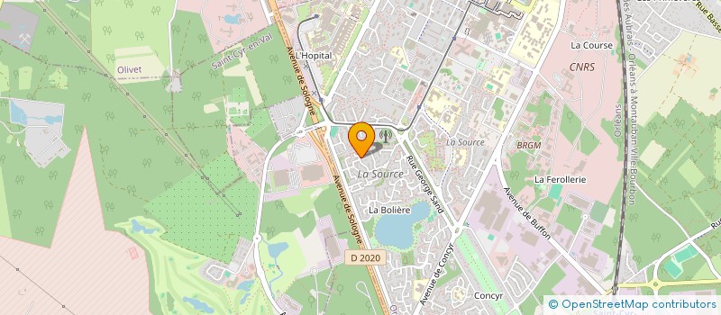 localisation de l'entreprise LES PETITS MOTARDS à ORLEANS