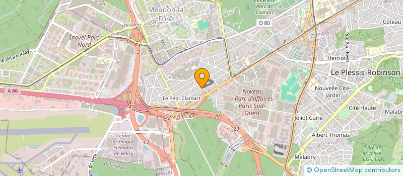 localisation de l'entreprise LES PETITS MOUCHOIRS à CLAMART