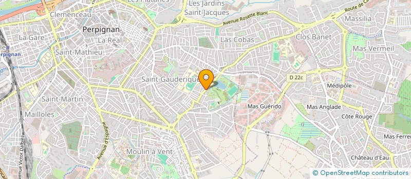 localisation de l'entreprise LES PETITS MOUSSES  PERPIGNAN