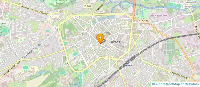 localisation de l'entreprise LES PETITS MOUSSES à ARRAS
