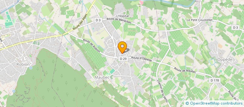 localisation de l'entreprise LES PETITS MOUTTE  MAUBEC