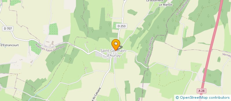 localisation de l'entreprise LES PETITS NYMPHEAS à LA FERTE-EN-OUCHE
