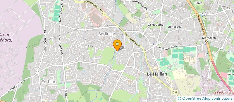 localisation de l'entreprise LES PETITS OISEAUX  LE HAILLAN