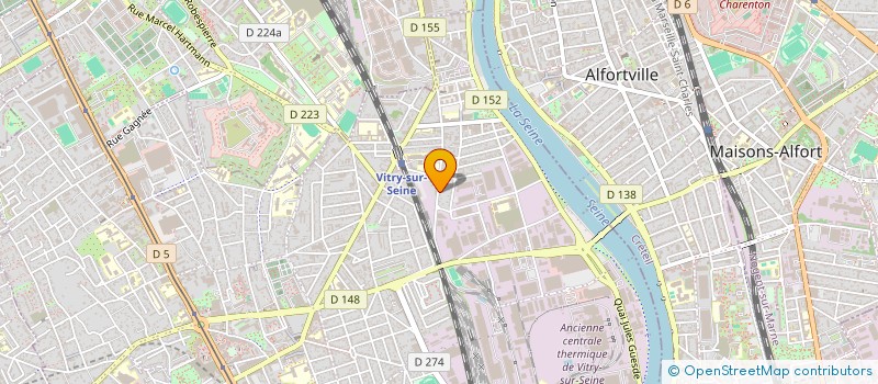 localisation de l'entreprise LES PETITS OLIVIERS à VITRY-SUR-SEINE