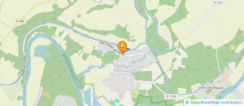 localisation de l'entreprise LES PETITS OUISTITIS  CONGIS-SUR-THEROUANNE