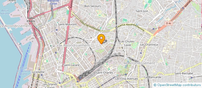 localisation de l'entreprise LES PETITS OURSONS à MARSEILLE