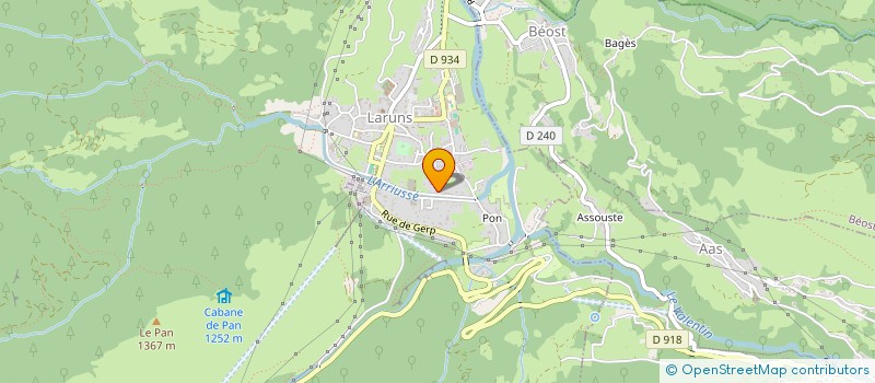 localisation de l'entreprise LES PETITS OURSONS  LARUNS