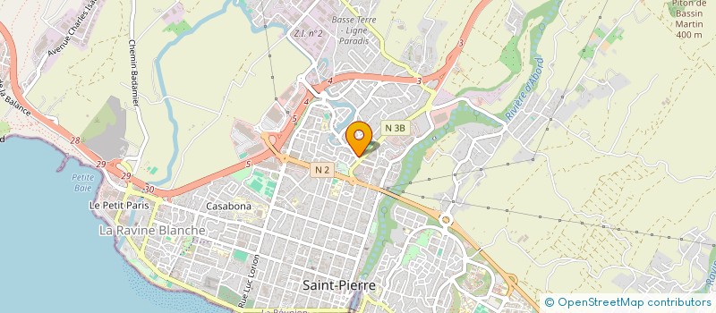 localisation de l'entreprise LES PETITS PADAWAN à SAINT-PIERRE