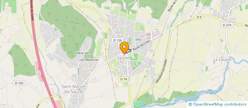 localisation de l'entreprise LES PETITS PAINS D 'AMELIE  SAUZET