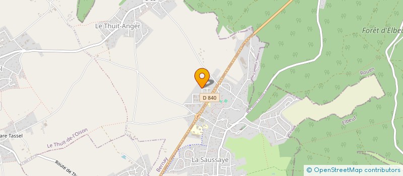 localisation de l'entreprise LES PETITS PAINS DE JEROME  LE THUIT DE L'OISON