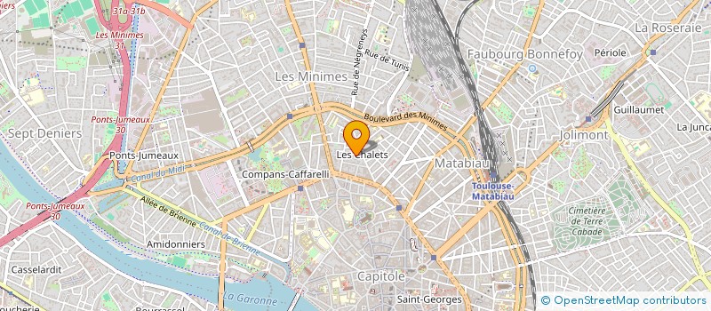 localisation de l'entreprise LES PETITS PAPIERS  TOULOUSE