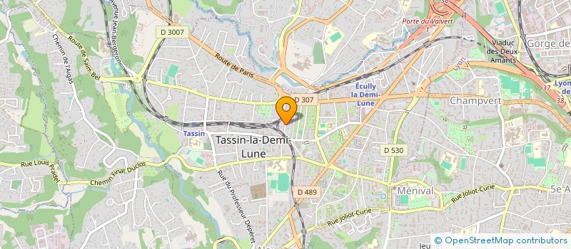 localisation de l'entreprise LES PETITS PAPIERS ADMINISTRATIFS  TASSIN-LA-DEMI-LUNE