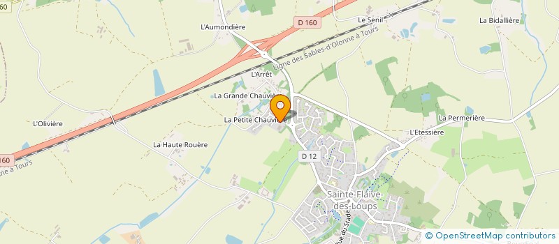 localisation de l'entreprise LES PETITS PAPOTTES  SAINT-MATHURIN