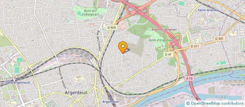 localisation de l'entreprise LES PETITS PAS à ARGENTEUIL