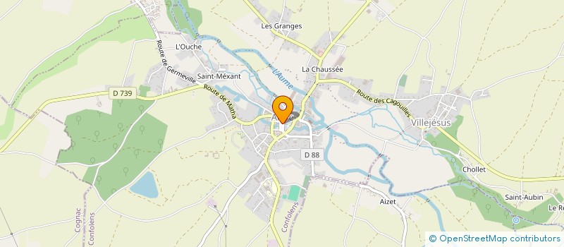 localisation de l'entreprise LES PETITS PAS D'AIGRE à AIGRE