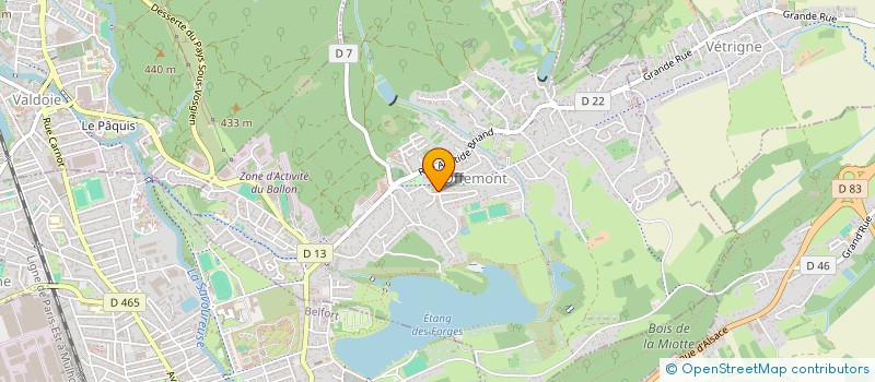 localisation de l'entreprise LES PETITS PAS D'OFFEMONT à OFFEMONT