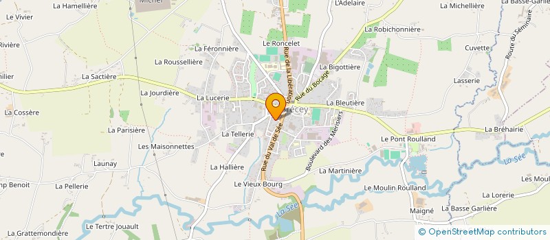 localisation de l'entreprise LES PETITS PAS DE NINA à BRECEY