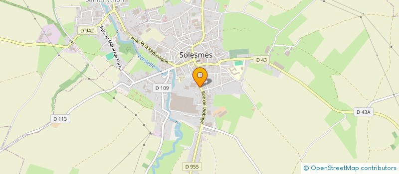 localisation de l'entreprise LES PETITS PAS DE RACHEL à SOLESMES
