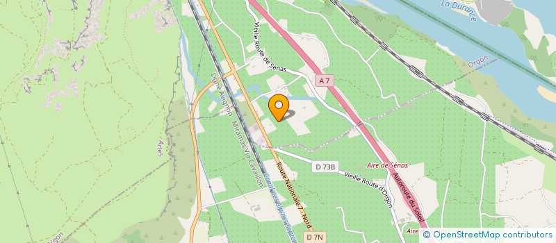 localisation de l'entreprise LES PETITS PAVES  ORGON