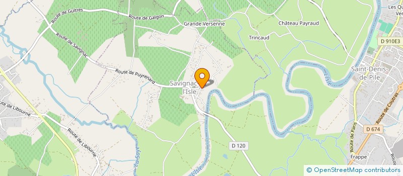 localisation de l'entreprise LES PETITS PECHEURS  SAINT-DENIS-DE-PILE