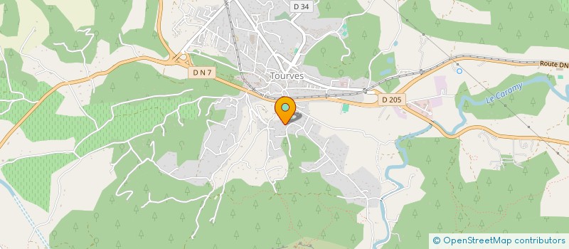 localisation de l'entreprise LES PETITS PETONS à CAMPS-LA-SOURCE