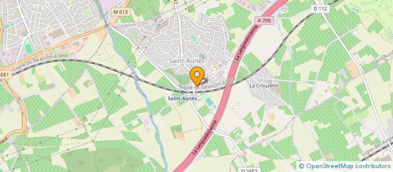localisation de l'entreprise LES PETITS PETONS à SAINT-AUNES