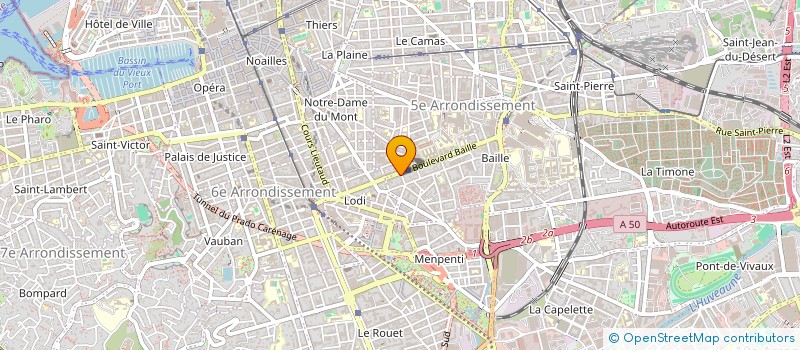 localisation de l'entreprise LES PETITS PETRINS à MARSEILLE