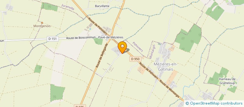 localisation de l'entreprise LES PETITS PICARD à MEZIERES-EN-GATINAIS