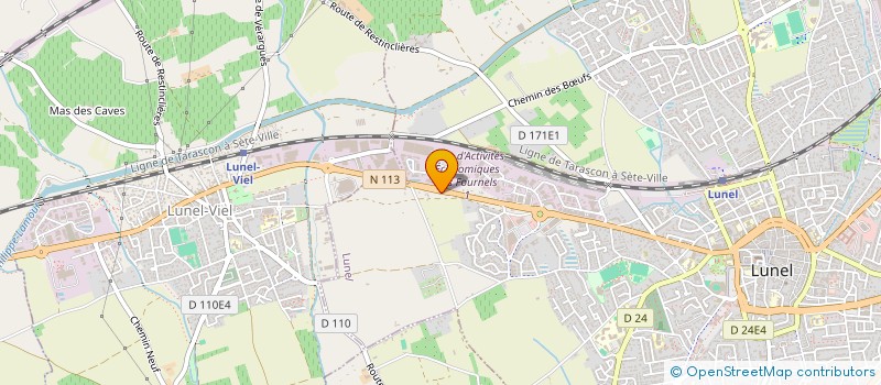 localisation de l'entreprise LES PETITS PIEDS à LUNEL