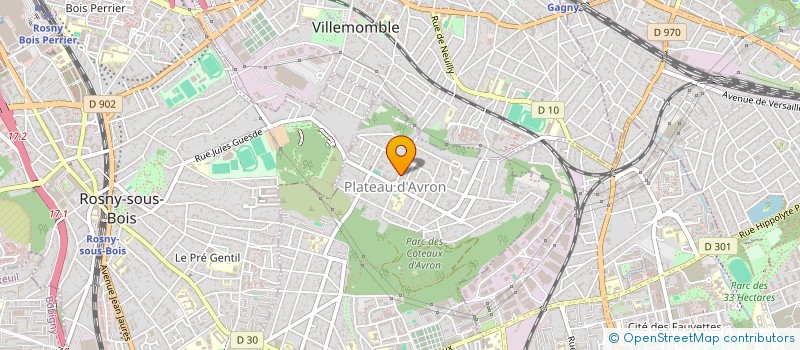 localisation de l'entreprise LES PETITS PIEDS D'AVRON à NEUILLY-PLAISANCE