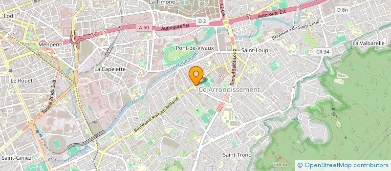 localisation de l'entreprise LES PETITS PIEDS D'EL NINO  MARSEILLE
