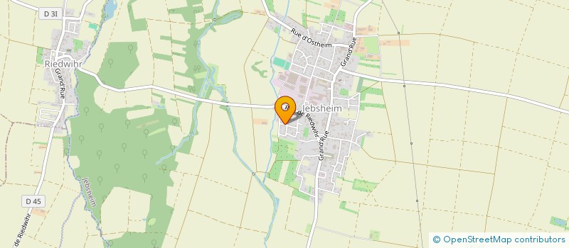 localisation de l'entreprise LES PETITS PIEDS - MAISON D'ASSISTANTES MATERNELLES  JEBSHEIM